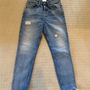 Boyish by Her Blue Distressed Jeans